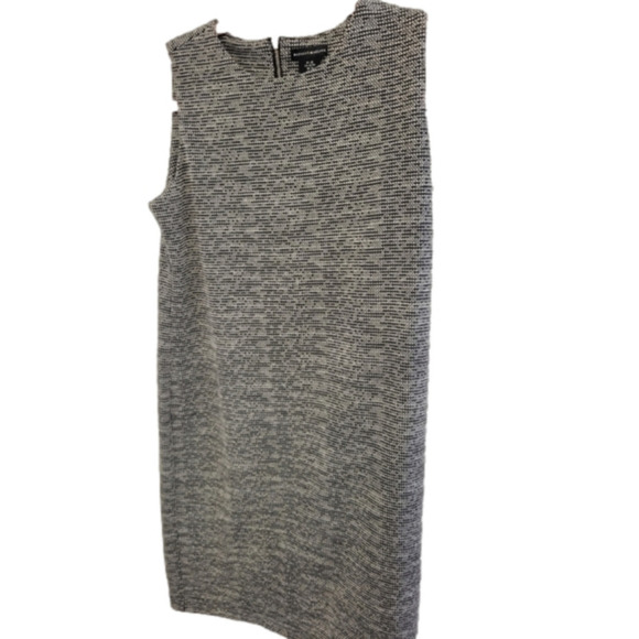 Mercer & Madison Grey Sleeveless Jacquard Mini Dress Size XS - Picture 1 of 4